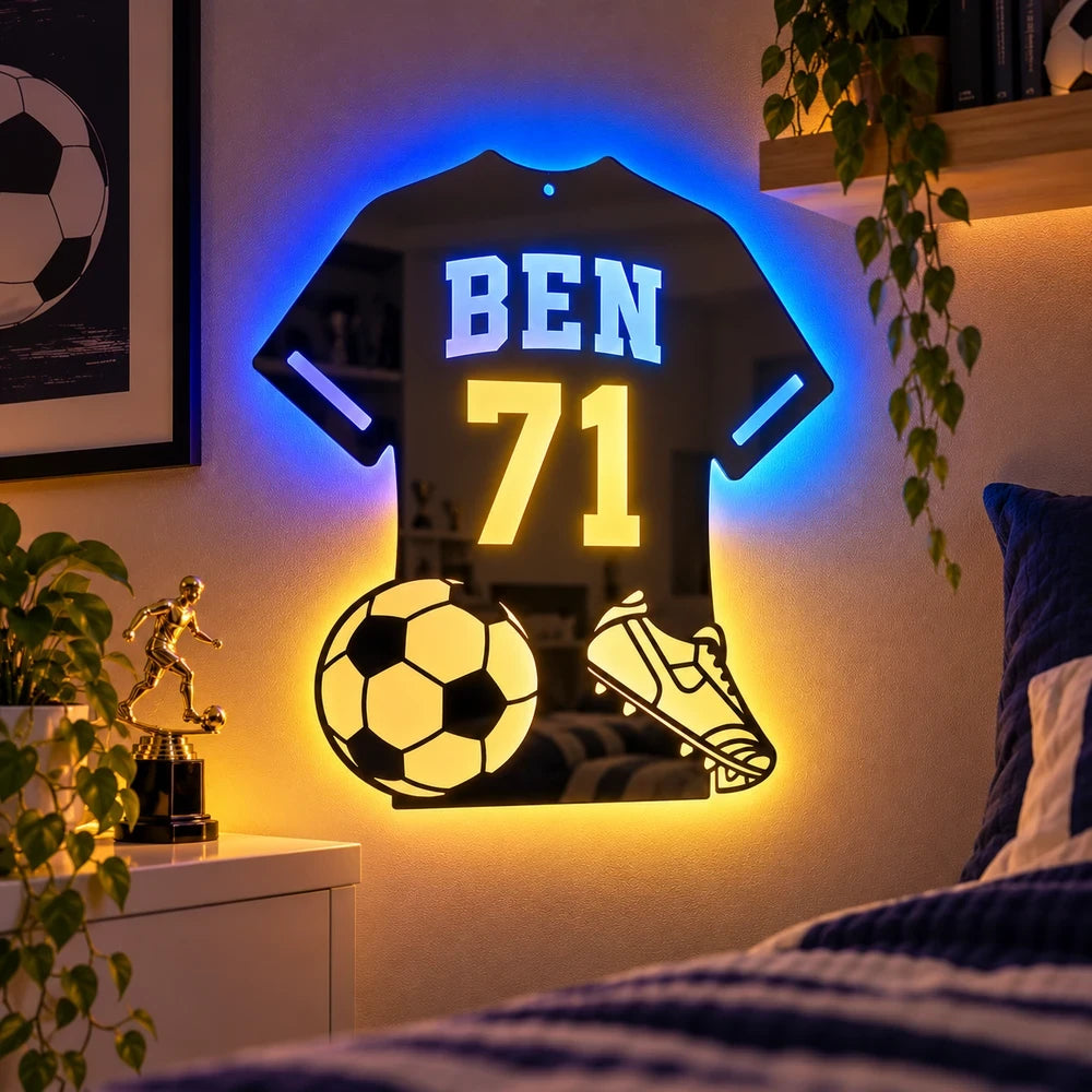 Personalised Custom LED Jersey Light