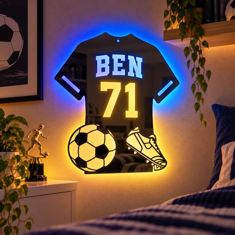 Personalised Custom LED Jersey Light