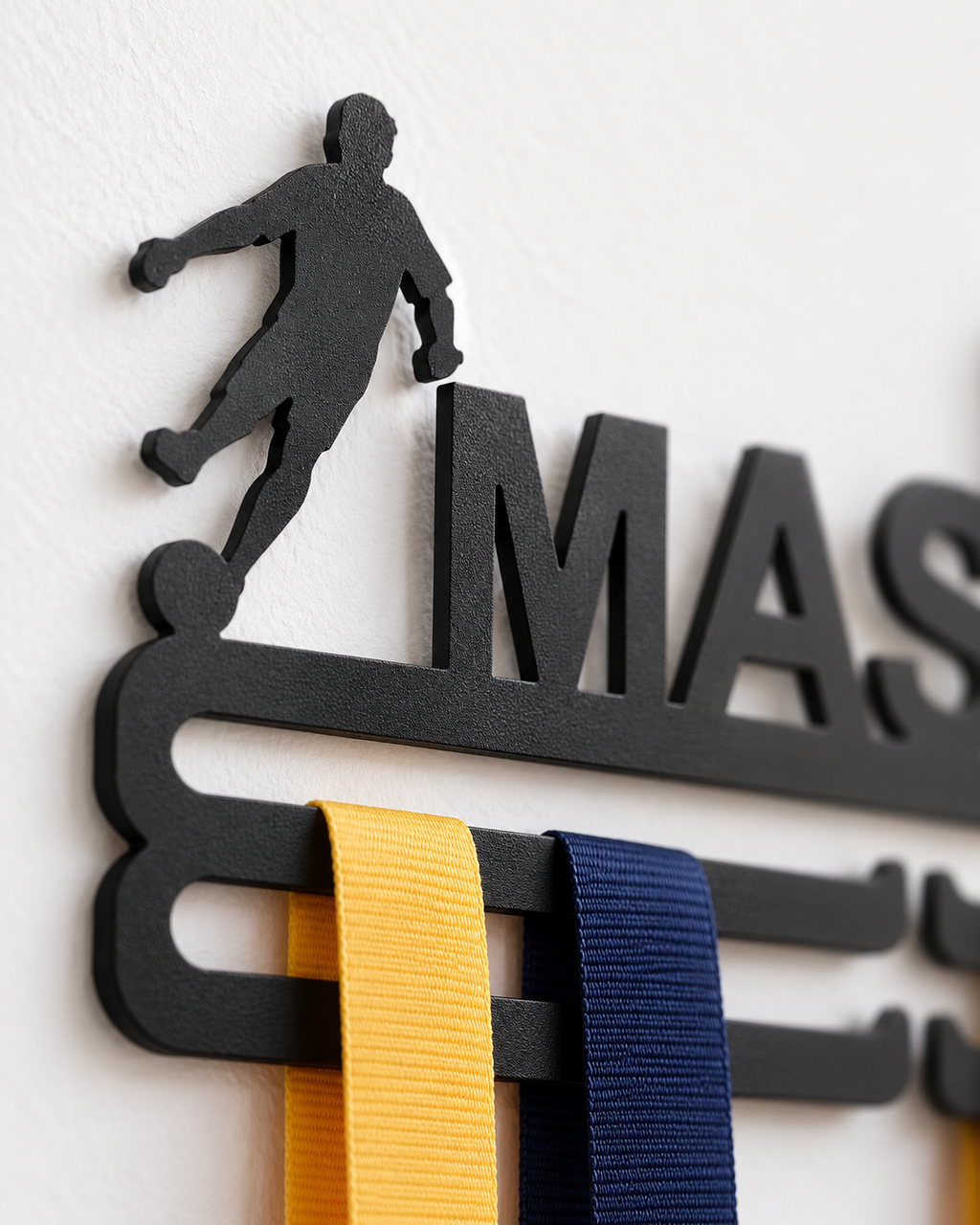 Personalized Medal Hanger - Their Name in Steel